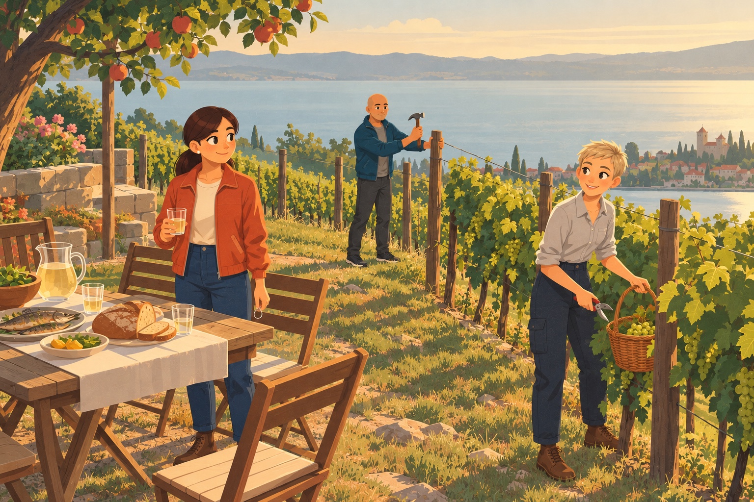 Ein Tag in Emilias Garten