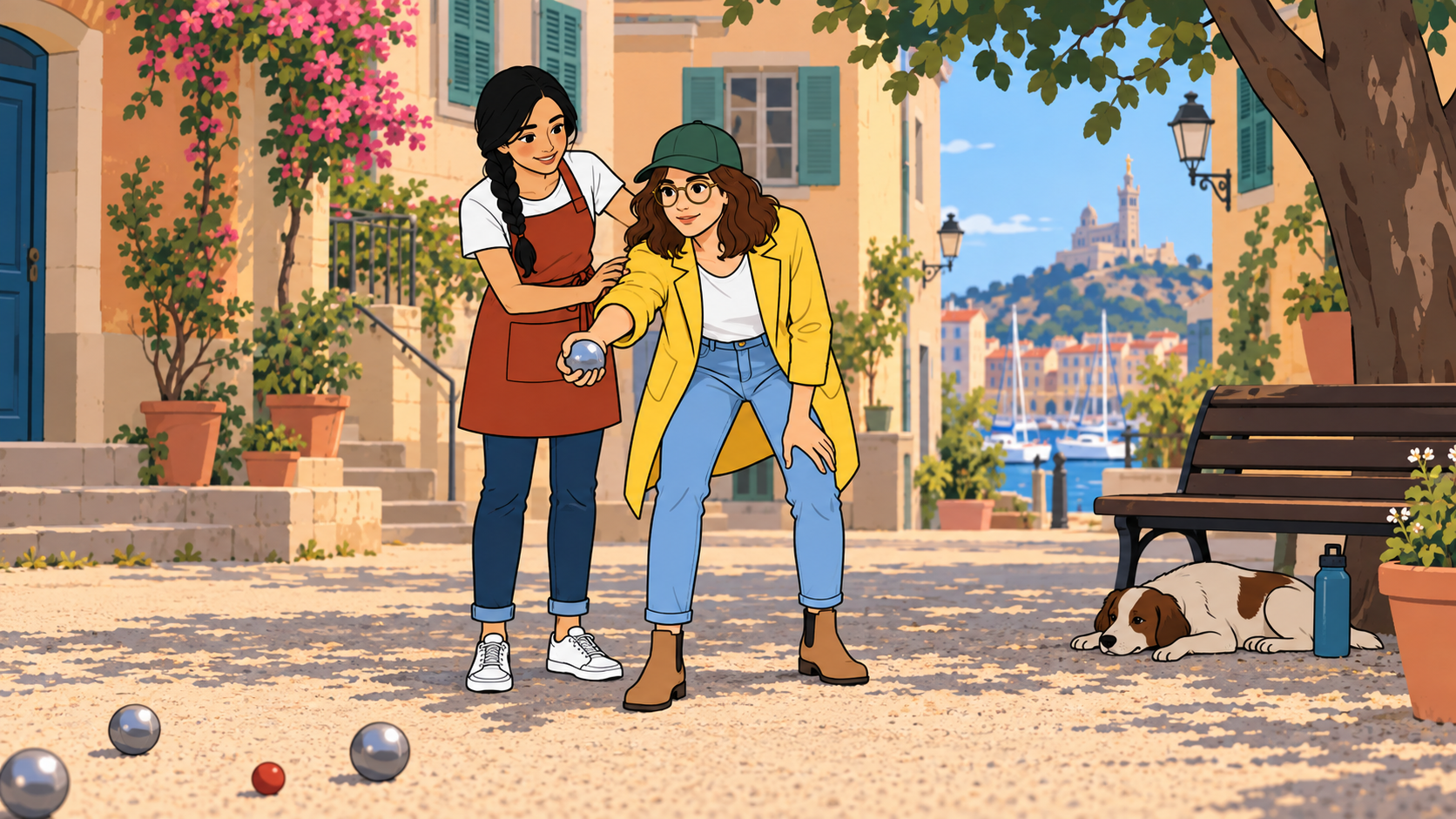 Clara tient la boule